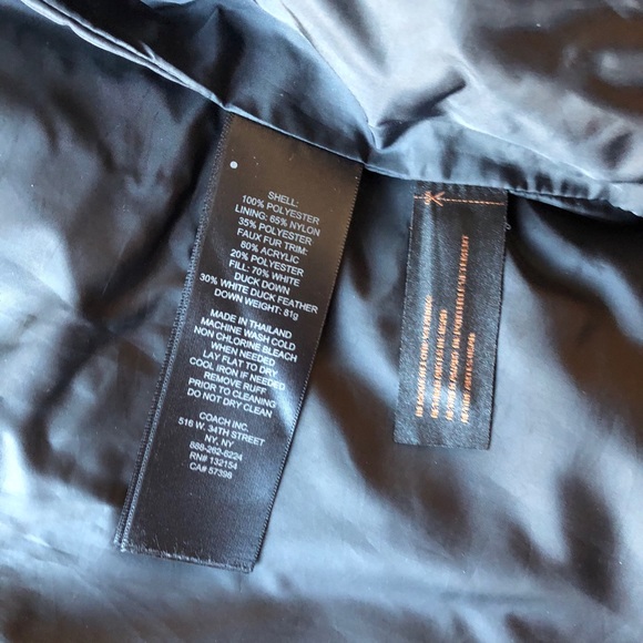 Coach Camo Vest With Fur Hood - Picture 6 of 6